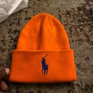 Ralph Lauren Orange Beanie